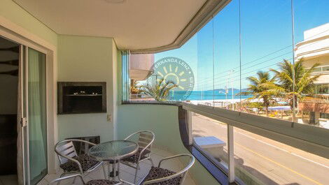 Apartamento con vistas al mar - 20m de la Playa de 4 Islas, Bombinhas.