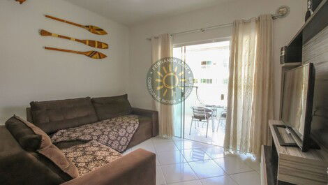 Apartment with sea view - 20m from the Beach of 4 Islands, Bombinhas.