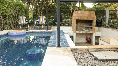 Casa Pipa 3 bedrooms-1st pool barbecue integrated into nature