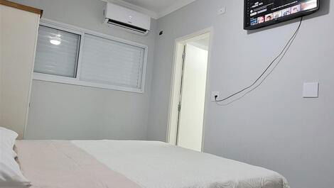 1 dormitorio ¡Pie en la arena! Pitangueiras Guarujá, Hidrojacuzzi, Wi-Fi