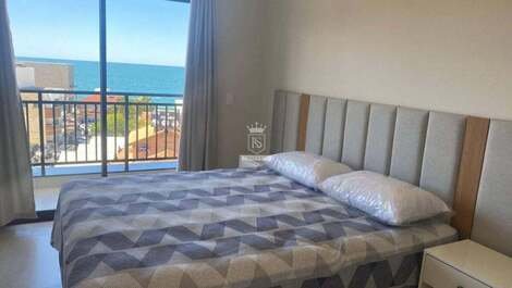Hermoso apartamento de 2 suites en Bombinhas con piscina y vista al mar