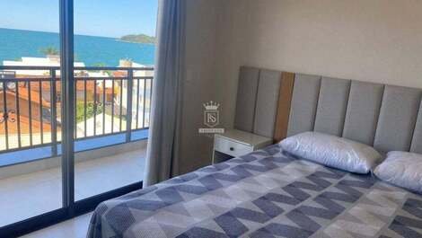 Hermoso apartamento de 2 suites en Bombinhas con piscina y vista al mar