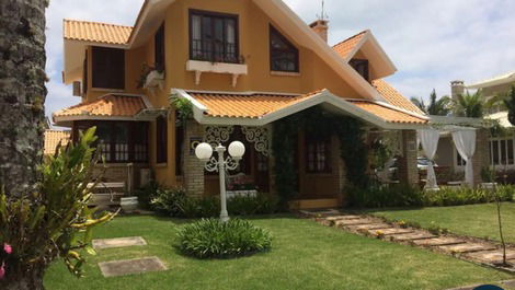 Casa em estilo germânico no litoral