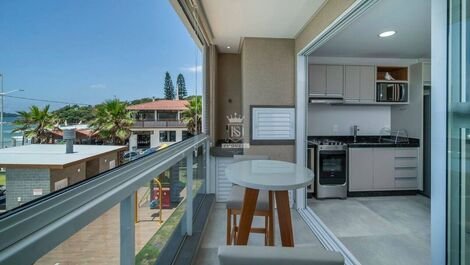 Apartamento Beira Mar en Praia de Bombas 02 suites