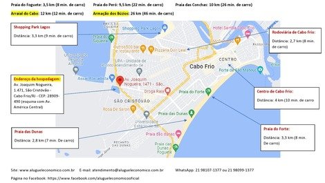 Hospedagem Central - Suítes - Cabo Frio - Aluguel Econômico