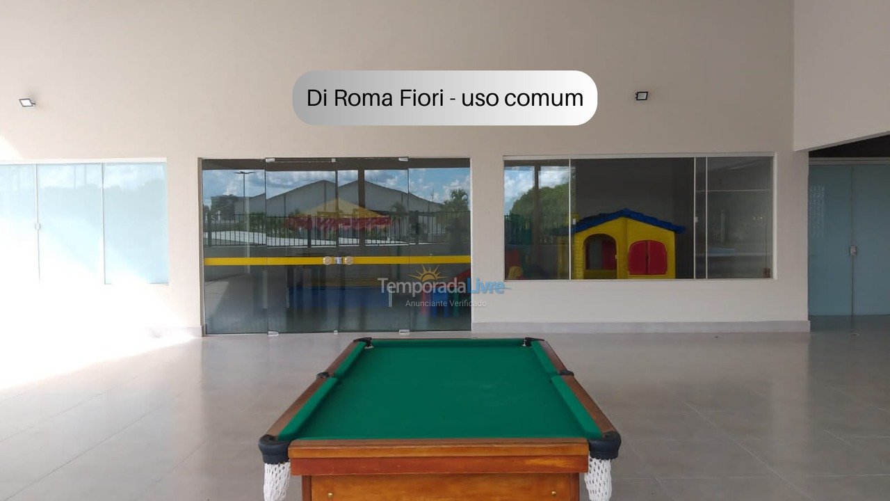 Apartamento para aluguel de temporada em Caldas Novas (Di Roma Fiori)
