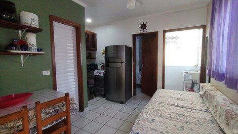 Apartamento con aire acondicionado. en la playa grande ubatuba