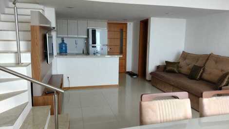 Aluguel temporada apartamento duplex/loft beira mar na Pituba.