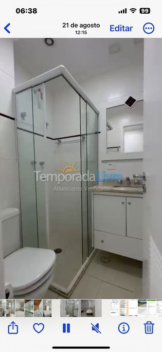 Apartamento para aluguel de temporada em Bertioga (Rivieira de Sao Lorenco)