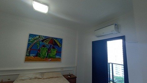 Apartamento en piso de 2 habitaciones, piscina y balcón - Pitangueiras