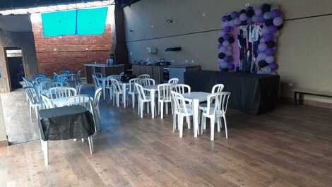 Leisure space and place for parties, meeting friends and meetings