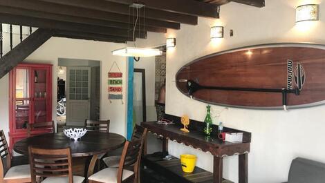 Casa en primera línea de playa a 120 metros del mar.