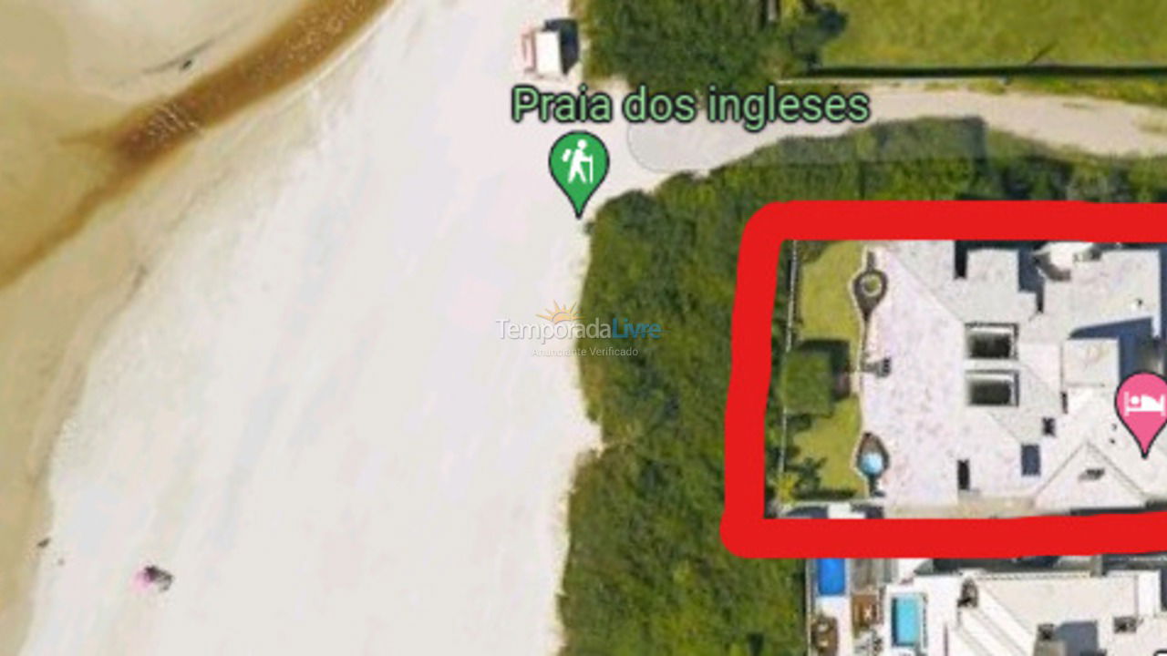 Apartamento para aluguel de temporada em Florianopolis (Praia dos Ingleses)