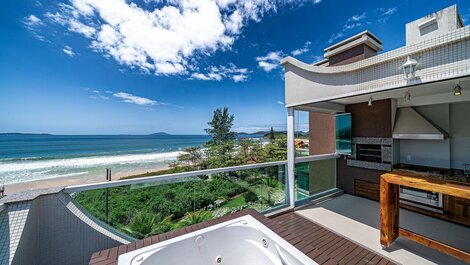 110 - Esplêndida cobertura duplex com vista panorâmica para a Praia...