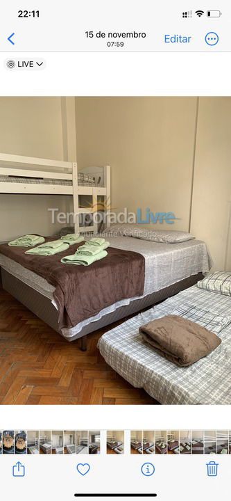 Apartamento para alquiler de vacaciones em Rio de Janeiro (Lapa)