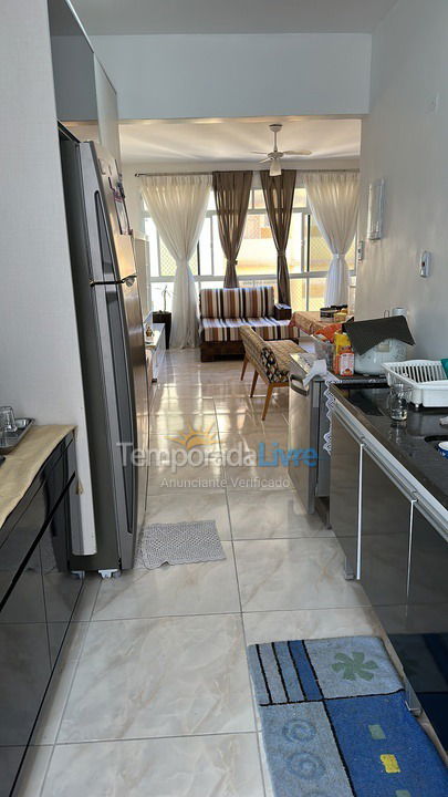 Apartment for vacation rental in Santos (José Menino)