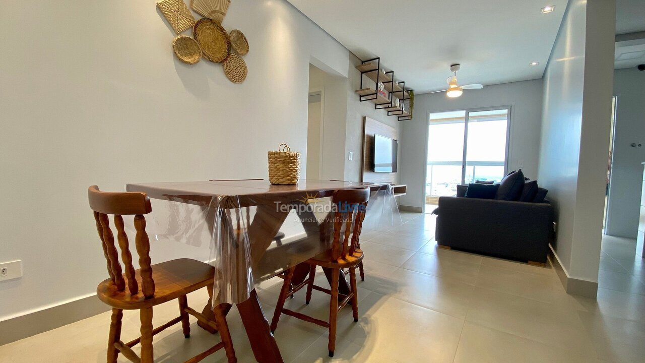 Apartment for vacation rental in Praia Grande (Aviação)