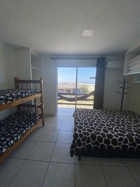 Sobrado Molhes 2 Bedrooms, air conditioning, 6 people, sea front