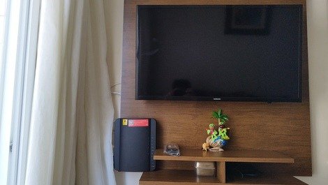 Apartment 1 bedroom, 2 min. from the beach, Wi-Fi, digital lock, approx. to est. from Iemanjá