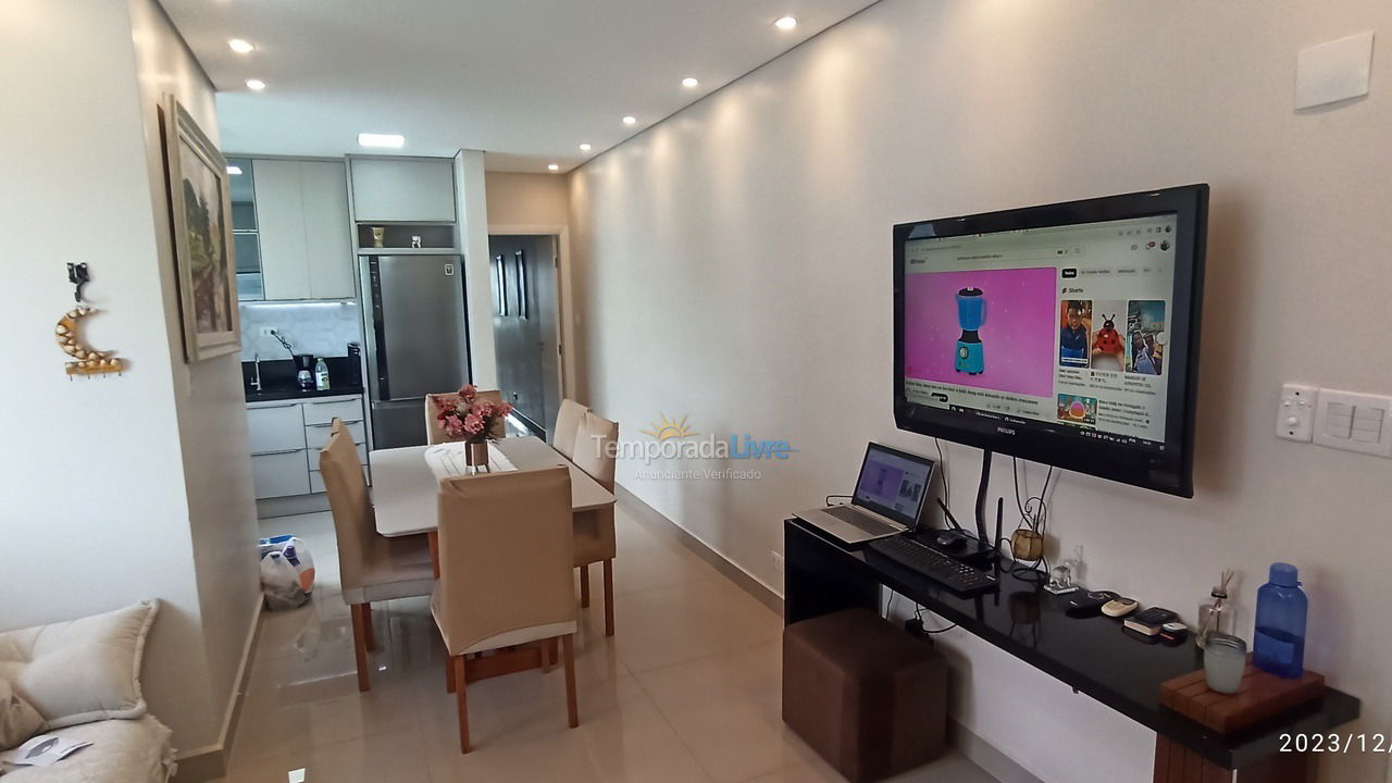 Apartment for vacation rental in Praia Grande (Canto do Forte)