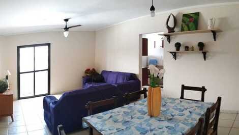 Apartment for rent in Praia Grande Ubatuba Sp for 08 people.