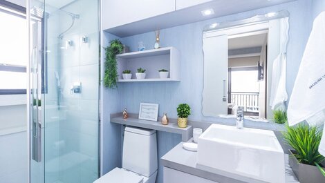 Apartamento moderno, Piscina e Academia