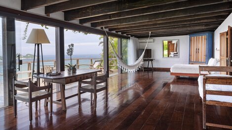Rio014 - Beautiful villa overlooking the sea in Joatinga