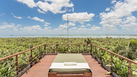 Tul010 - Fabulosa casa frente al mar con 360 vistas en Cancún