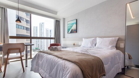 Rooftop #1005 - Excelente apartamento en la playa de Boa Viagem junto...