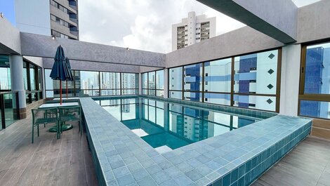 Rooftop 470 Flats em Boa Viagem por Carpediem