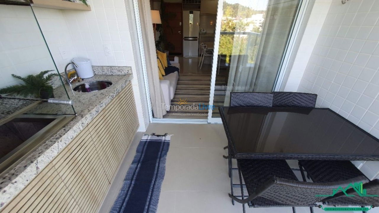 Apartment for vacation rental in Ubatuba (Praia das Toninhas)