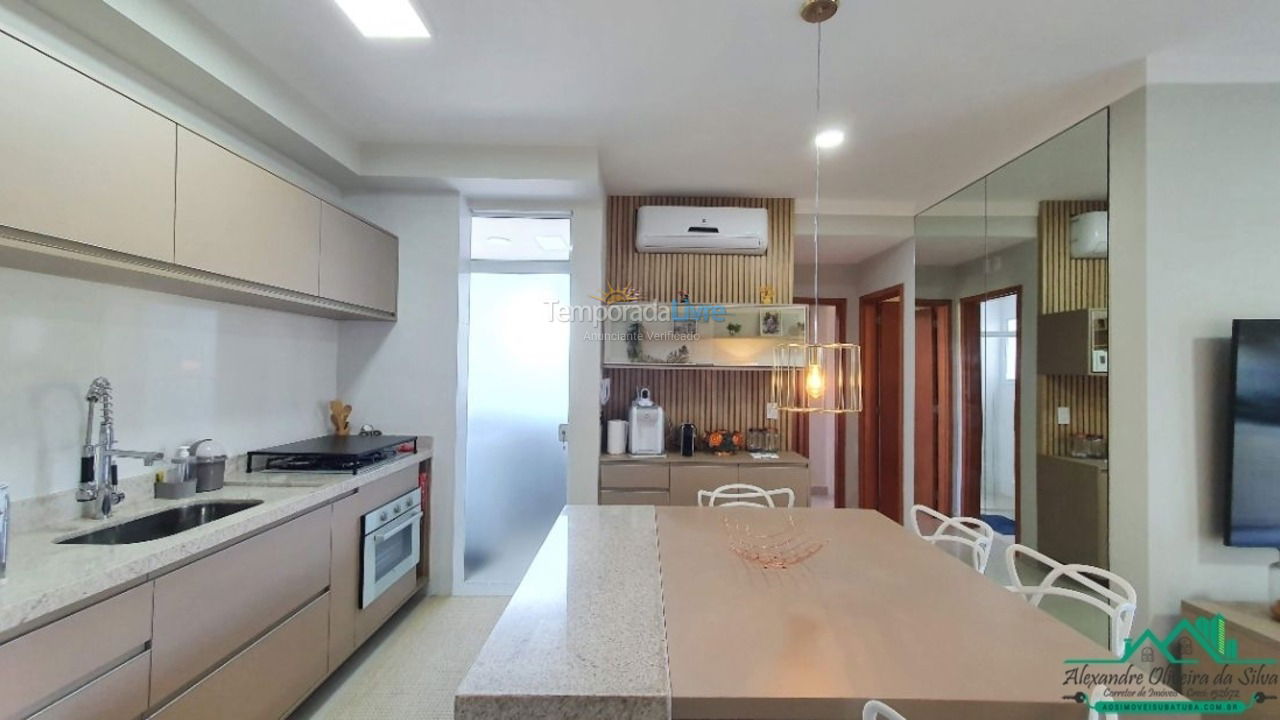 Apartment for vacation rental in Ubatuba (Praia das Toninhas)