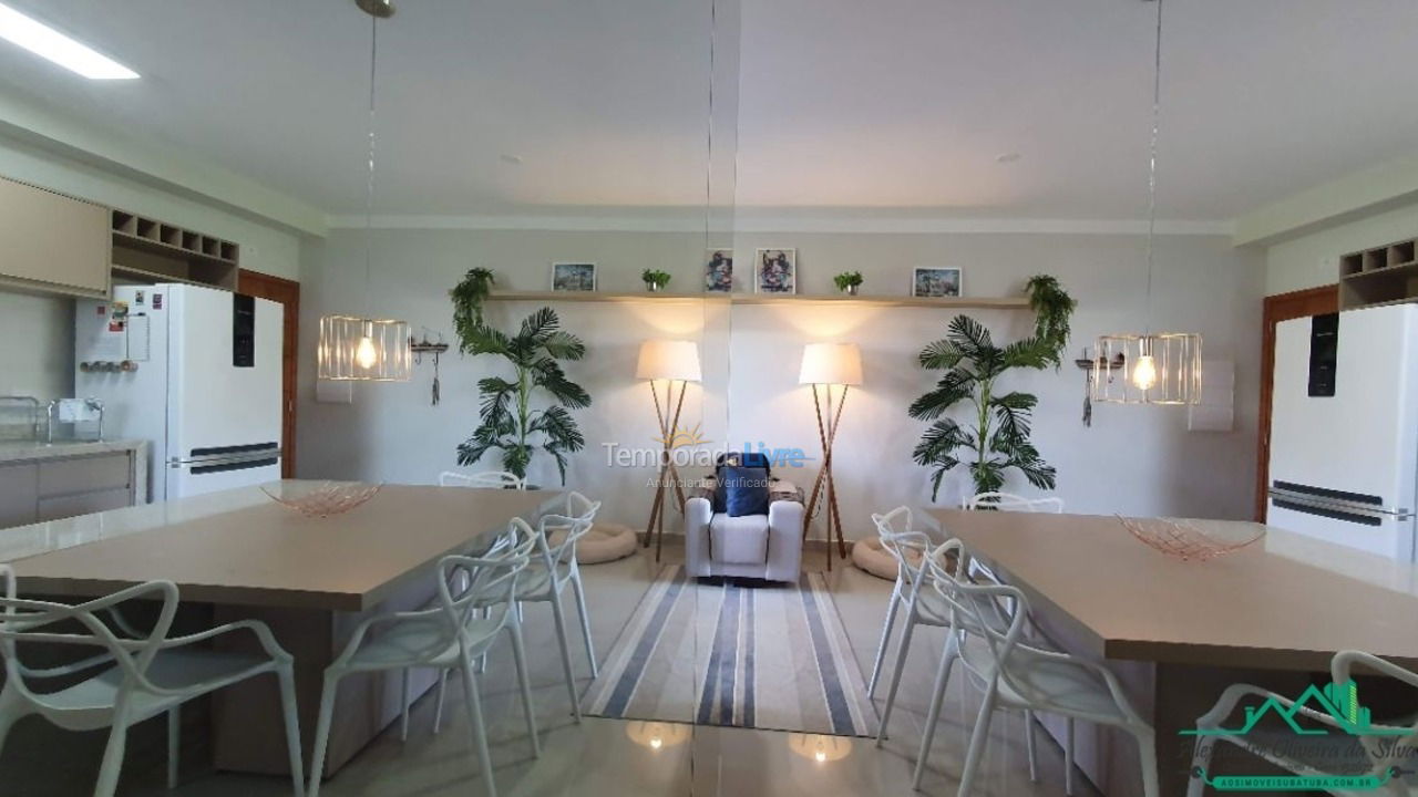 Apartment for vacation rental in Ubatuba (Praia das Toninhas)