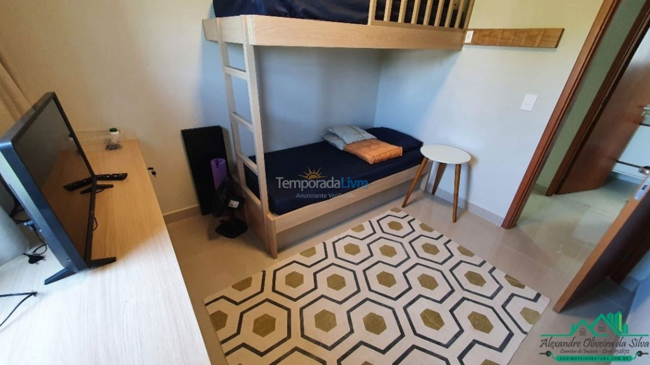 Apartment for vacation rental in Ubatuba (Praia das Toninhas)