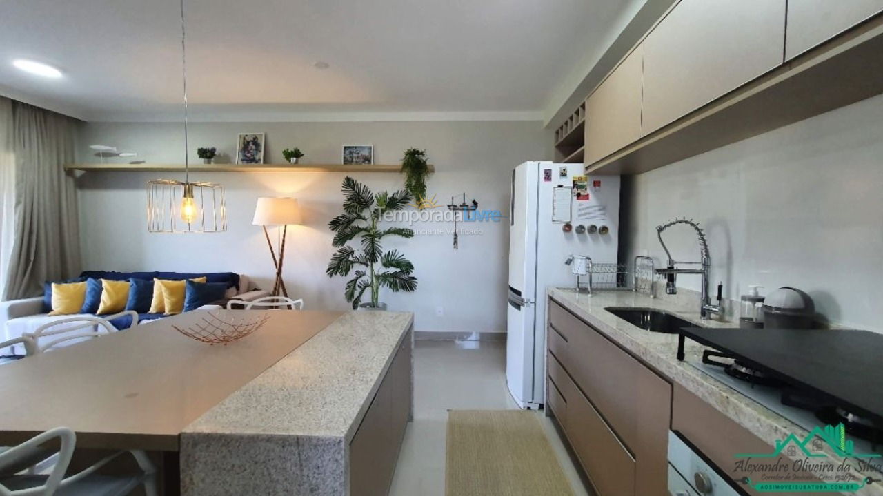 Apartment for vacation rental in Ubatuba (Praia das Toninhas)