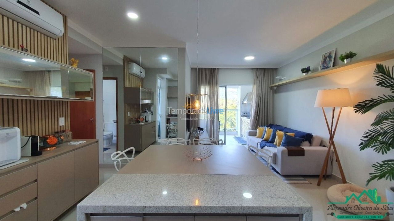 Apartment for vacation rental in Ubatuba (Praia das Toninhas)