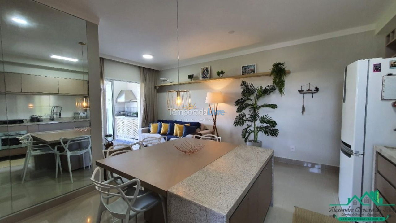 Apartment for vacation rental in Ubatuba (Praia das Toninhas)
