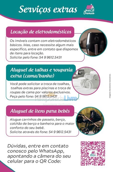 Apartamento para alquiler de vacaciones em Gramado (Planalto)