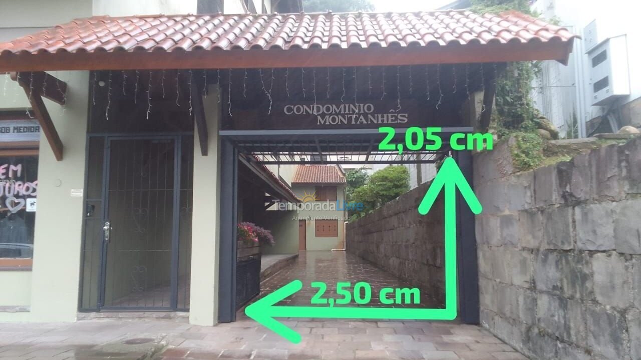 Apartamento para aluguel de temporada em Gramado (Centro)