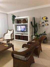Apartamento justo en la arena en Riviera de São Lourenço, 3 suites