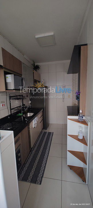 Apartment for vacation rental in Praia Grande (Maracanã)