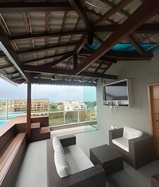 Duplex penthouse with pool