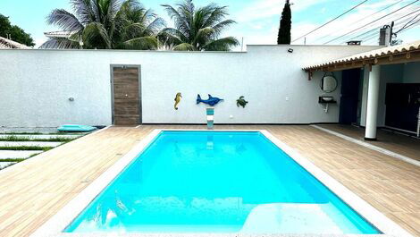 House with 5 suites with pool, 1300m from the beach