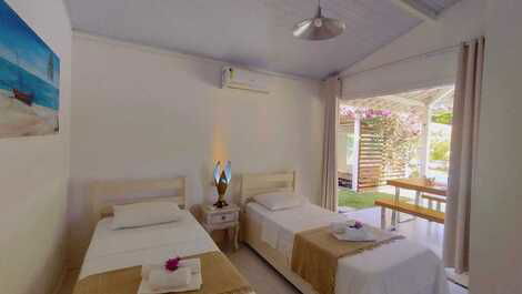 Casa Pipa 3 bedrooms/2 bedrooms - private leisure area integrated with Nature