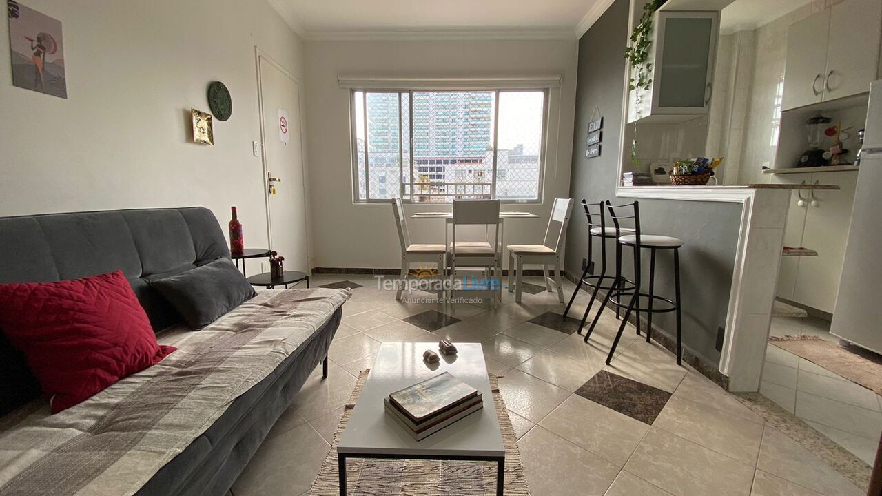 Apartment for vacation rental in Santos (Gonzaga)