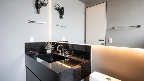 Modern Apartment in Pinheiros, pool, air conditioning