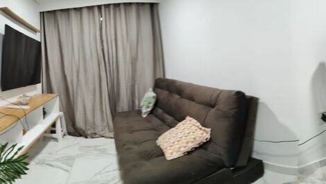 Sala/tv/painel/sofá cama casal