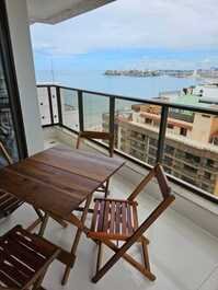 Luxury apartment sea view (partial) on Praia do Morro
