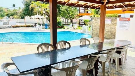 Apt with 2 bedrooms and swimming pool 200m from Taperapuan Beach