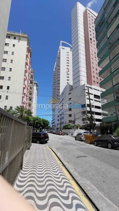 Apartamento para aluguel de temporada em Santos (Boqueirão)